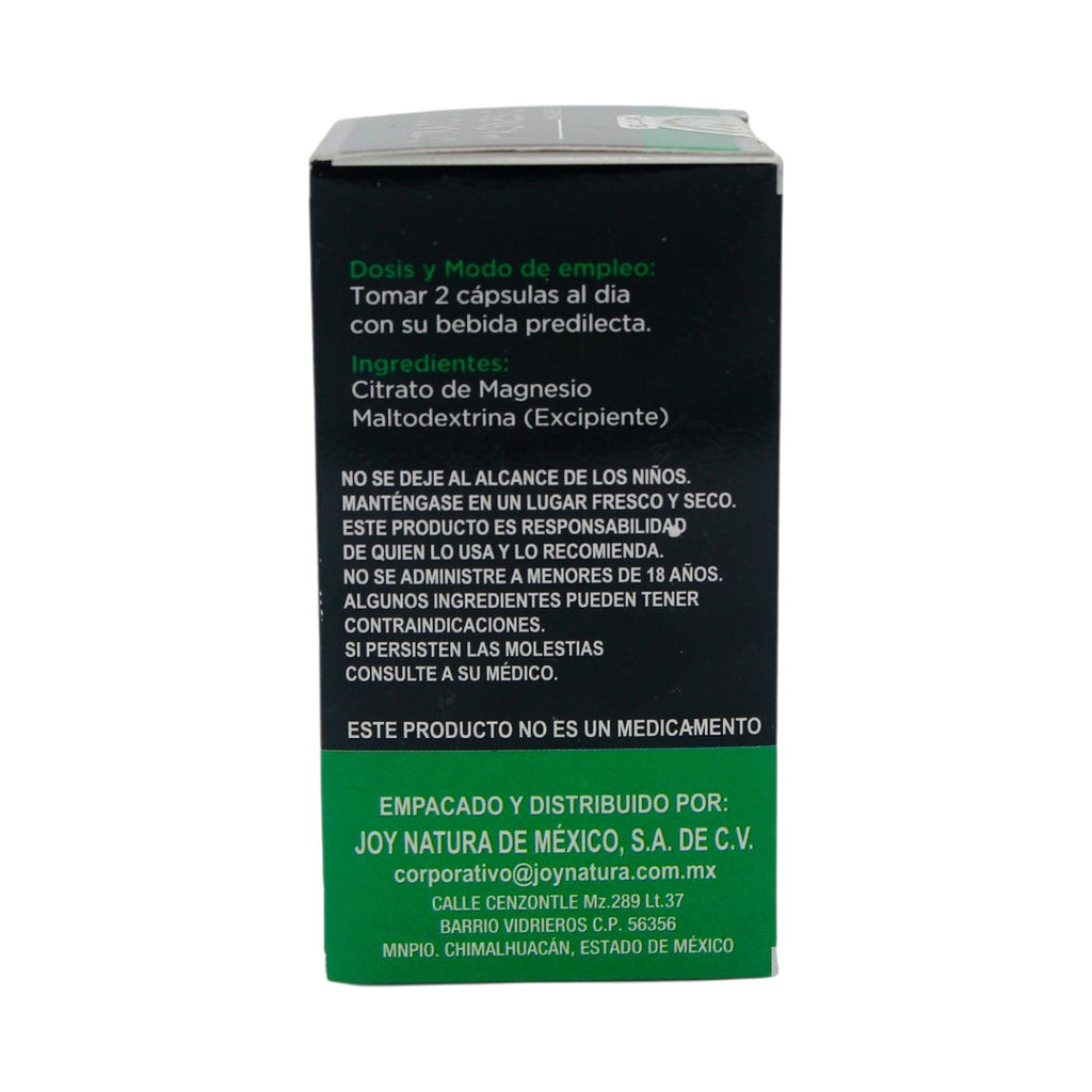 Citrato de Magnesio Joy Natura | 60 cápsulas