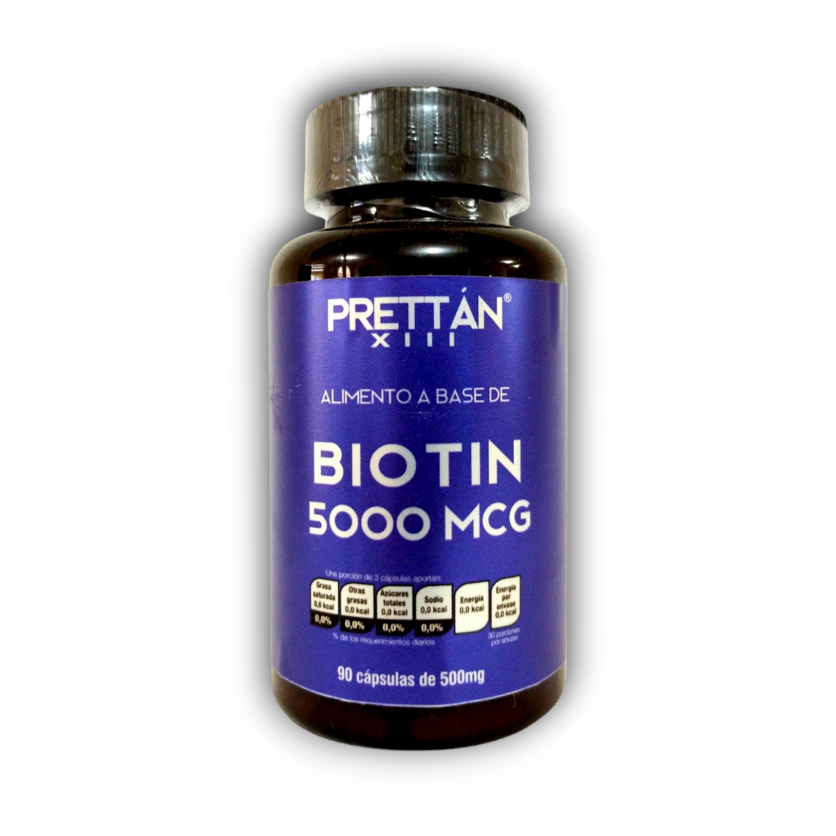 Biotin Prettán XIII 5000 mcg 90 cápsulas