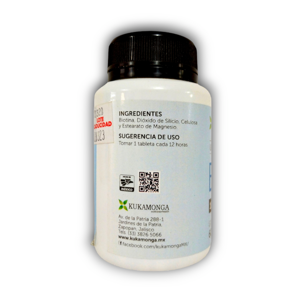Biotina Kukamonga ingredientes y sugerencia de uso