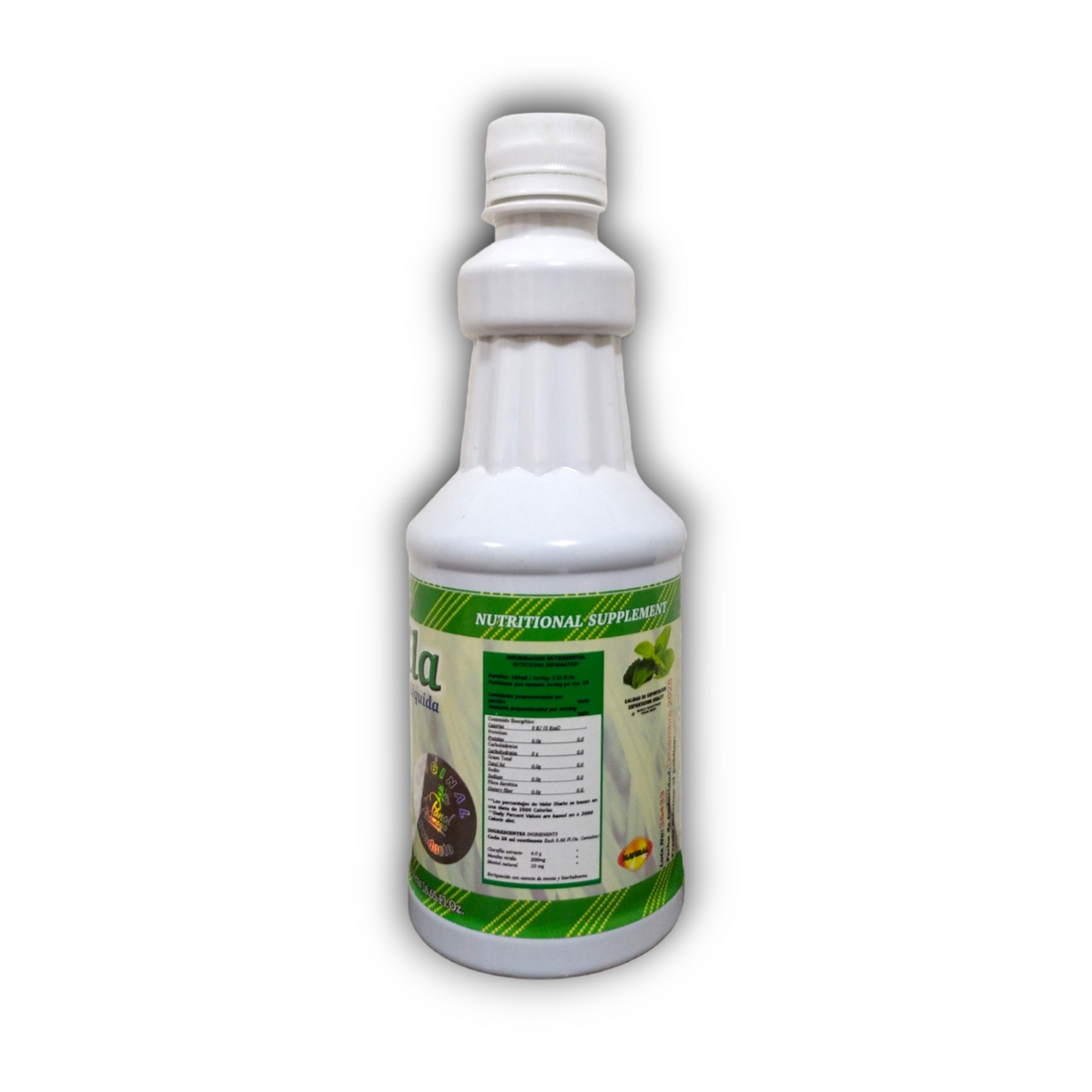 Clorofila Líquida información nutrimental