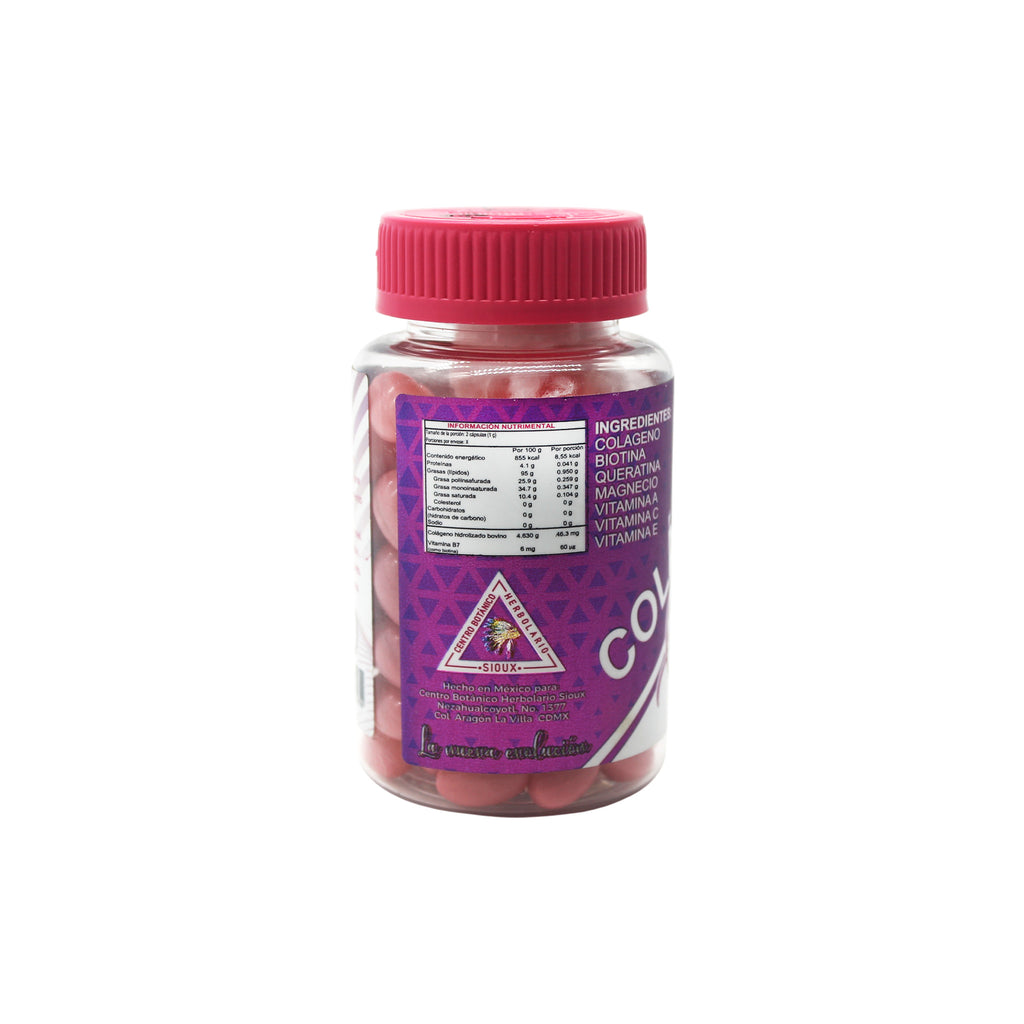 Colágeno Complex Sioux - información nutrimental