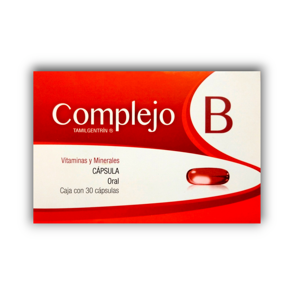 Complejo B Tamilgentrín 30 cápsulas