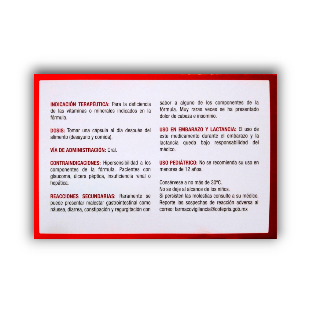 Complejo B Tamilgentrín dosis y precauciones