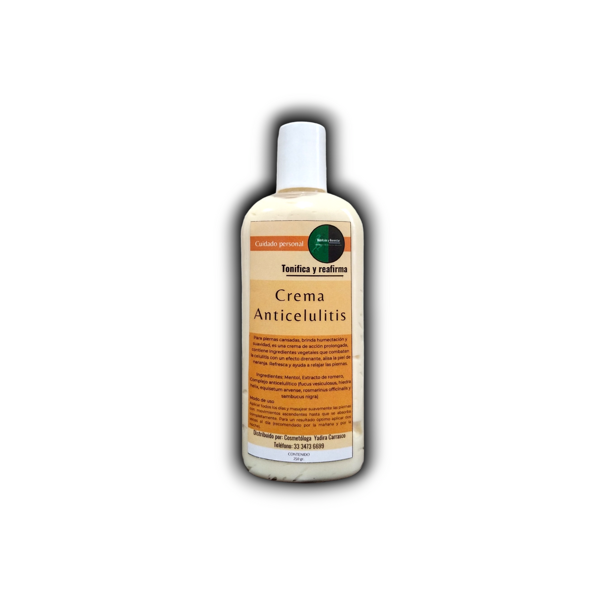 Crema anticelulitis Nutrición y Bienestar, 250 g