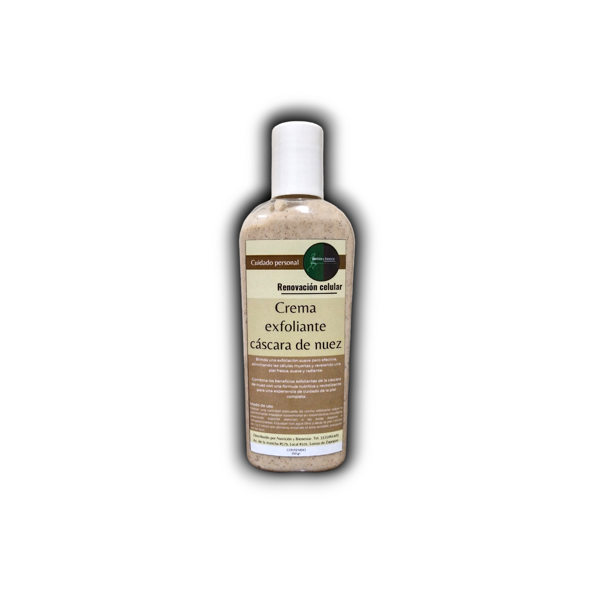 Crema exfoliante Nutrición y Bienestar, 250 g