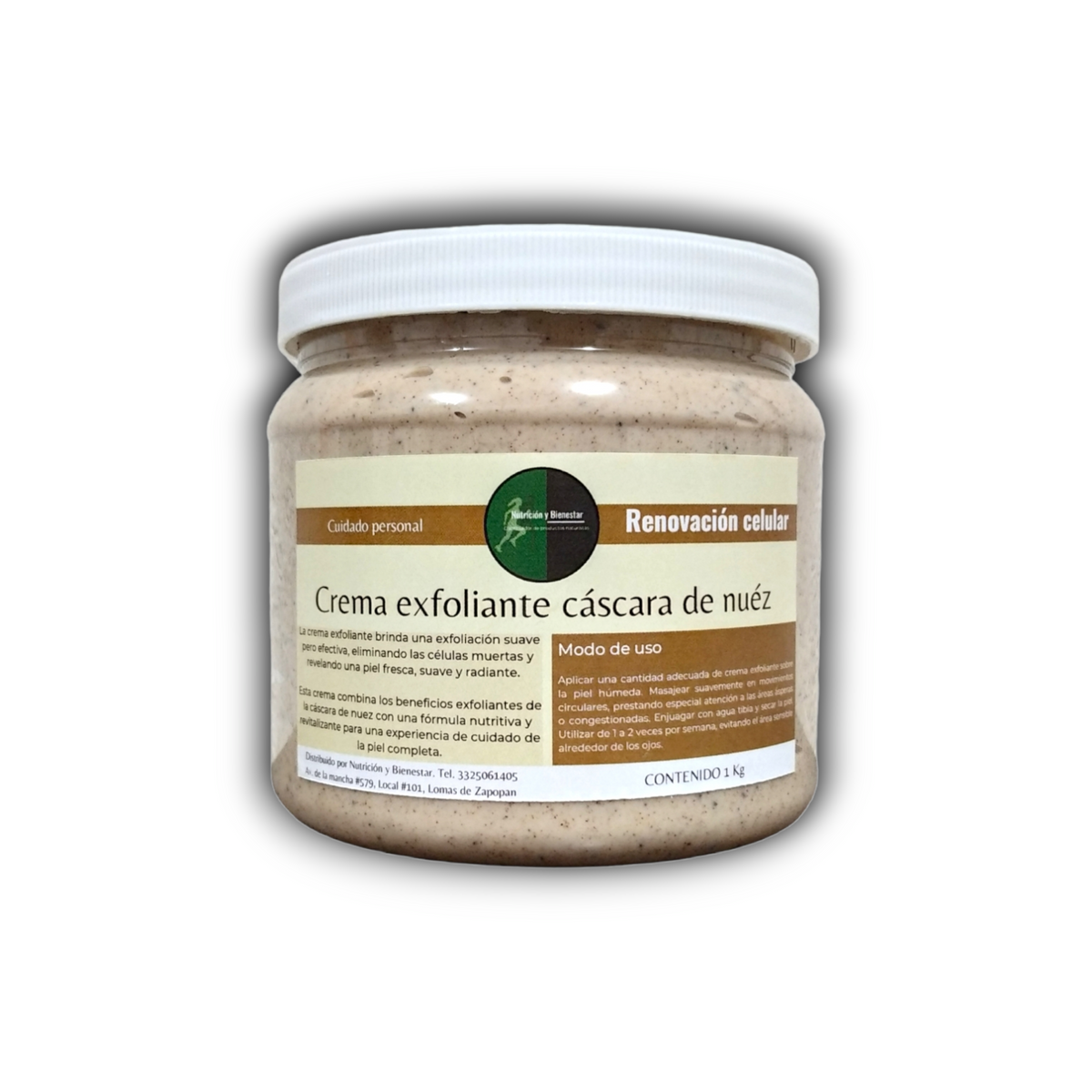 Crema exfoliante Nutrición y Bienestar, 1 kg
