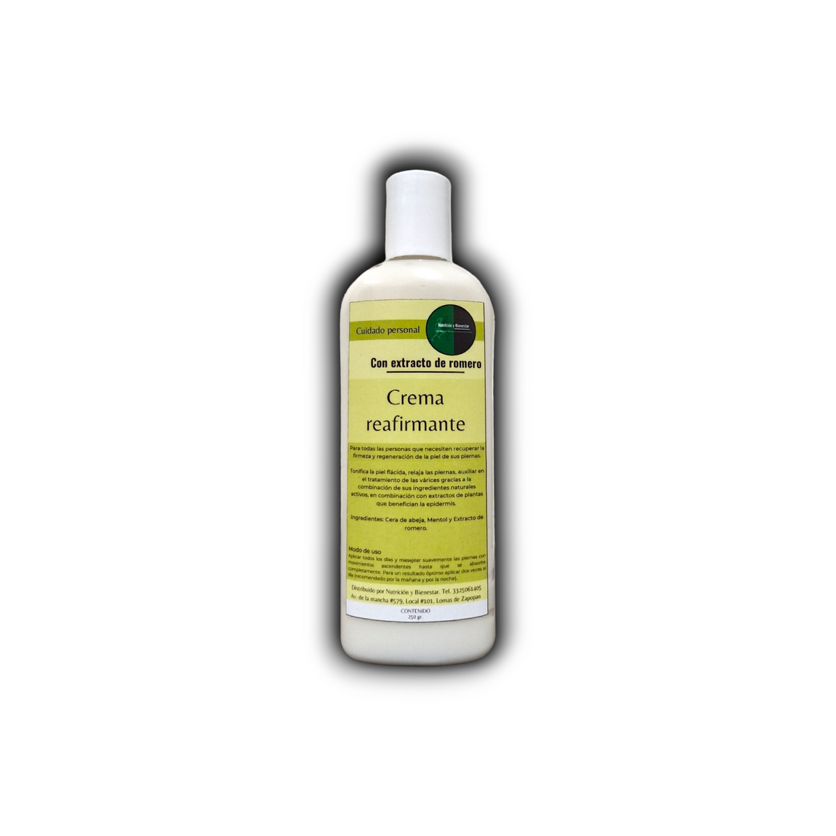 Crema con extracto de romero Nutrición y Bienestar, 250 g
