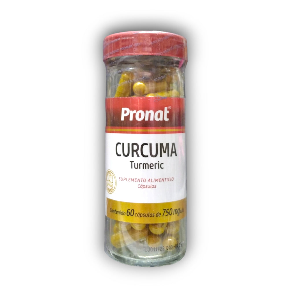 Cúrcuma Pronat 60 cápsulas de 750 mg