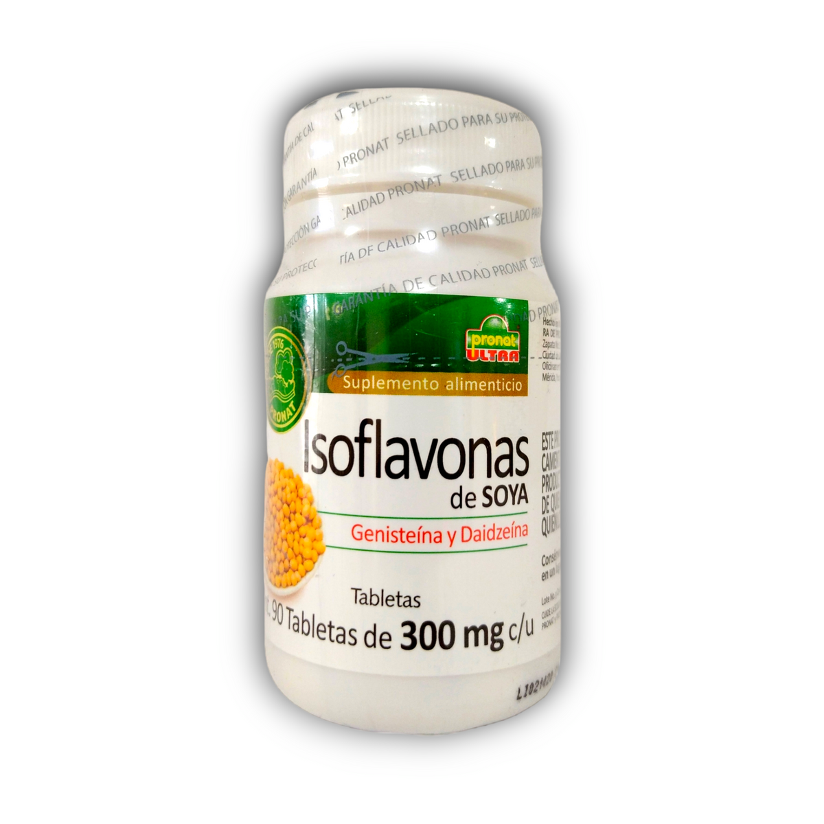 Isoflavonas de soya Pronat Ultra, genisteína y daidzeína