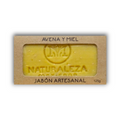 Jabón artesanal Avena y Miel Naturaleza Mexicana 125 g - frente