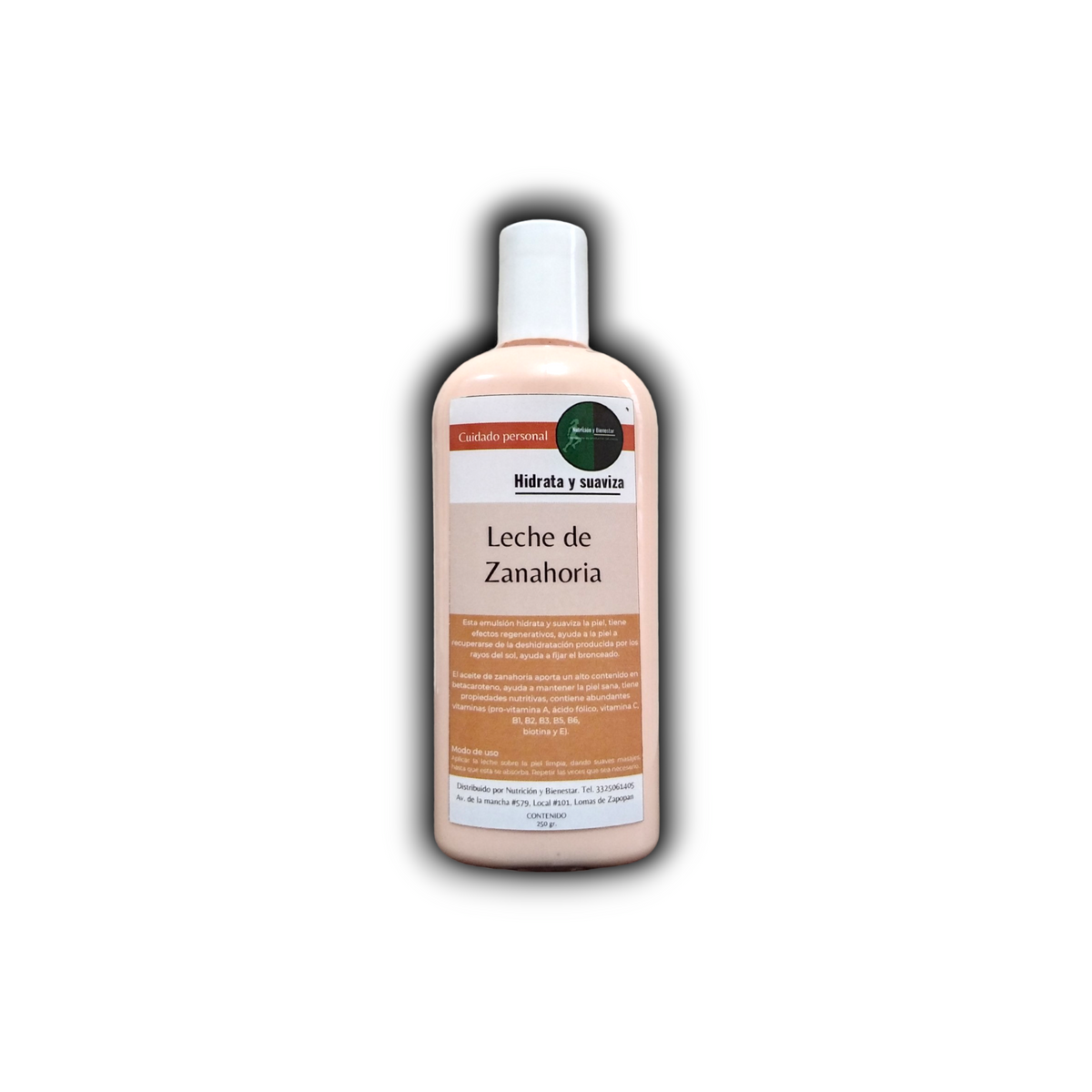 Leche de zanahoria Nutrición y Bienestar, 250 g