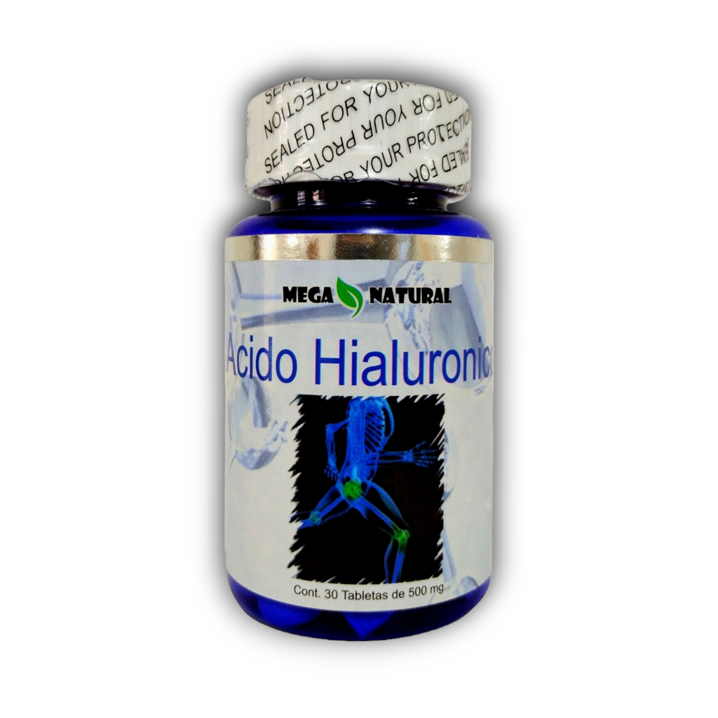 Mega Natural Ácido Hialurónico 30 tabletas de 500 mg