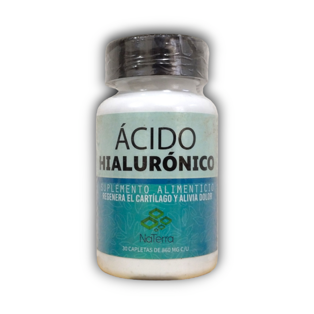 NaTerra Ácido Hialurónico 30 tabletas de 860 mg