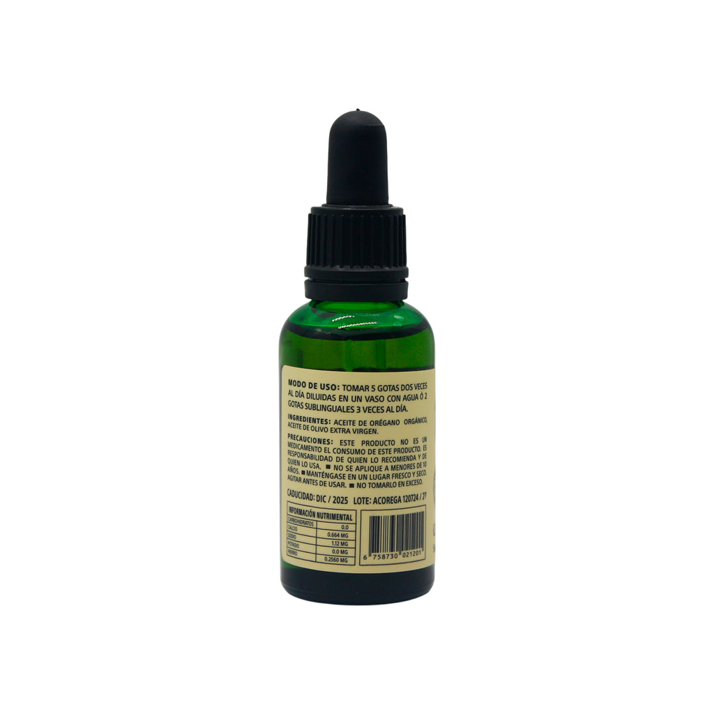 Aceite de Orégano Sioux - información