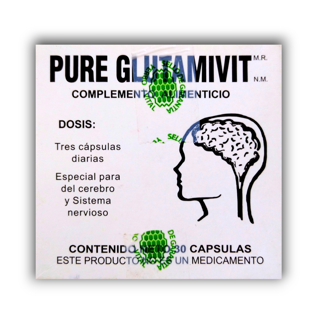 Pure Glutamivit información de uso 30 cápsulas