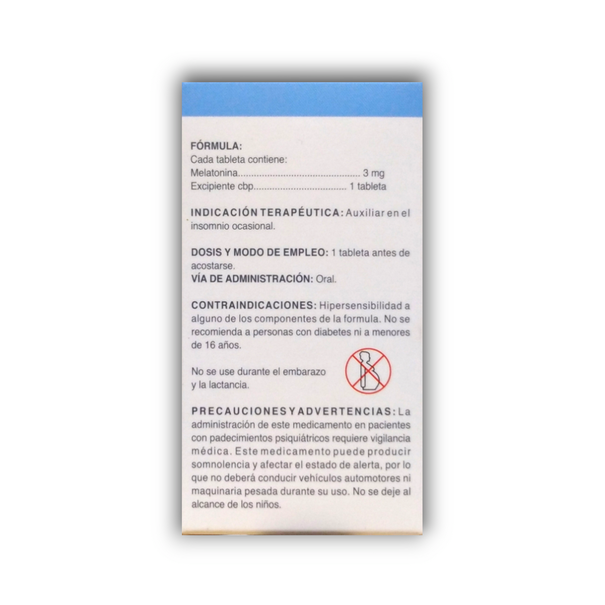 Fórmula, dosis y precauciones de Revenox Melatonina