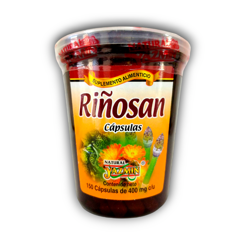 Riñosan Natural Yazmín 150 cápsulas de 400 mg