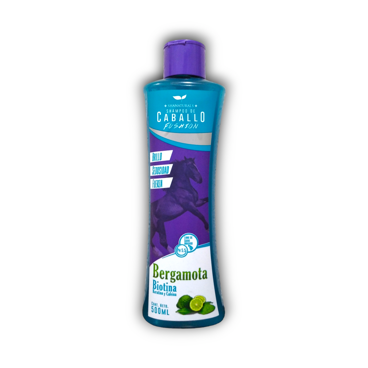 Shanaturals Shampoo de Caballo Fushion Bergamota Biotina 500 ml