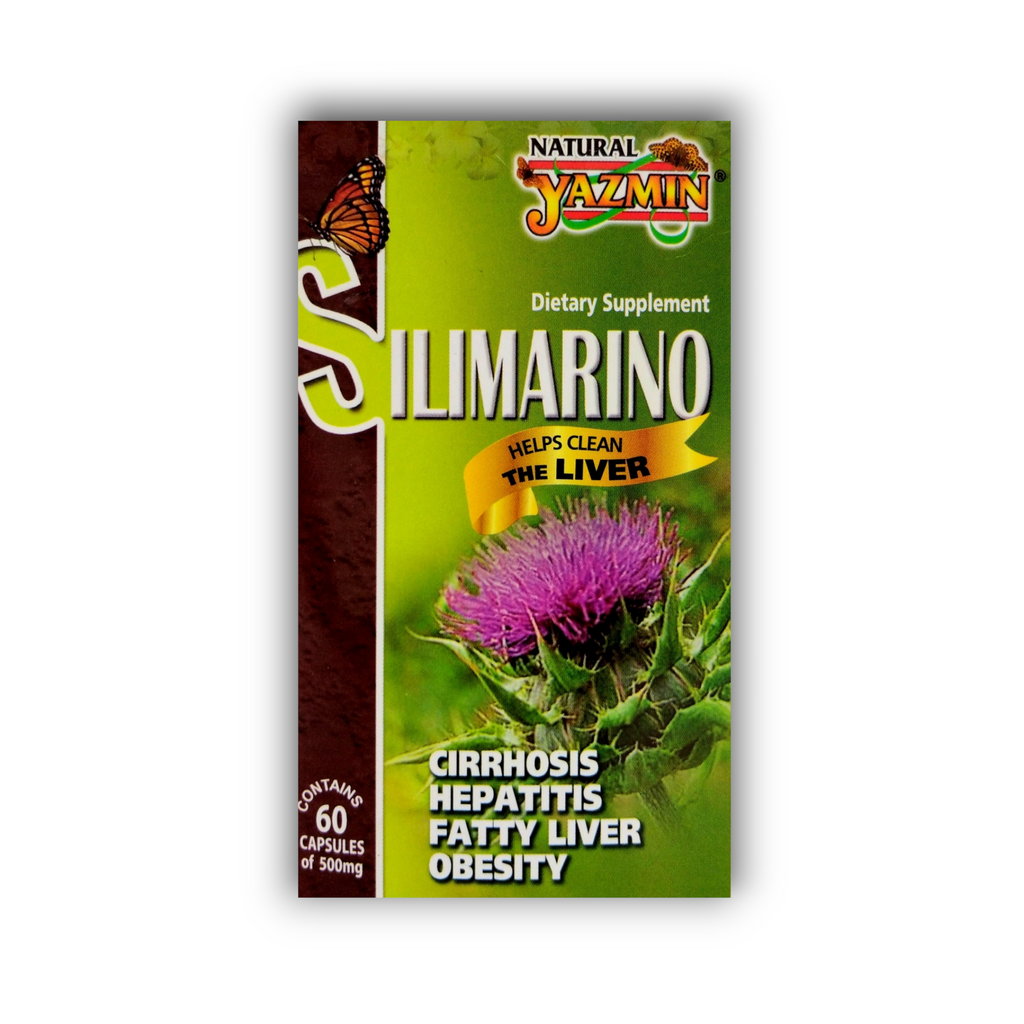 Silimarino Natural Yazmín 60 cápsulas de 500 mg