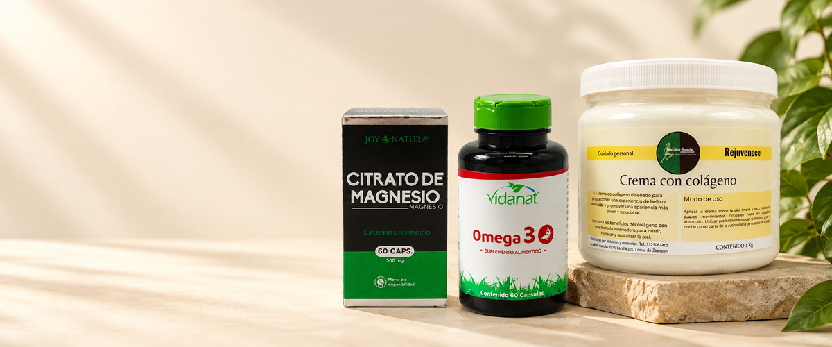 Suplementos y cuidado personal en Tienda Naturista MX