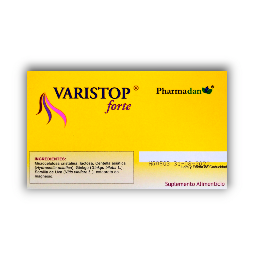 Varistop Forte ingredientes y suplemento alimenticio